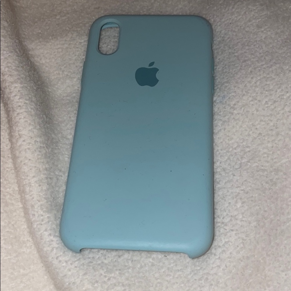 iPhone X Teal Silicone Case